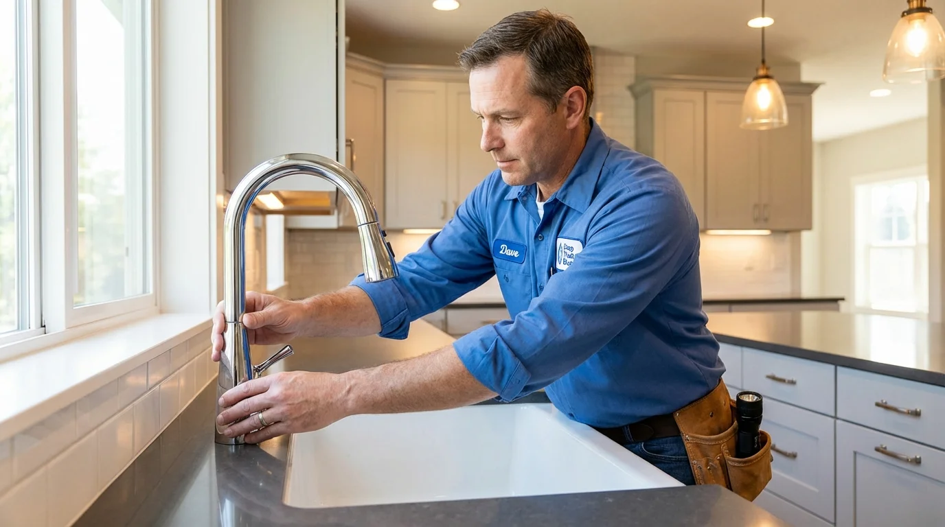 Kitchen faucet installation by Johns Plumbing LLC in Mission